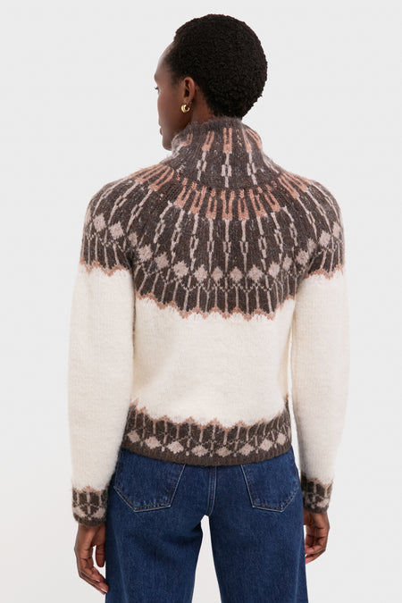 Ivory Multi Valentine Sweater