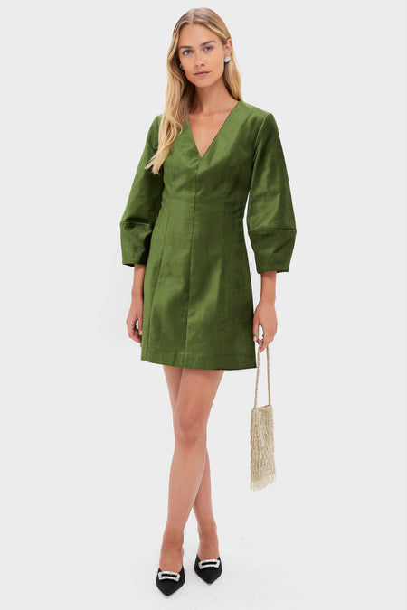 Green Velvet Mayson Dress