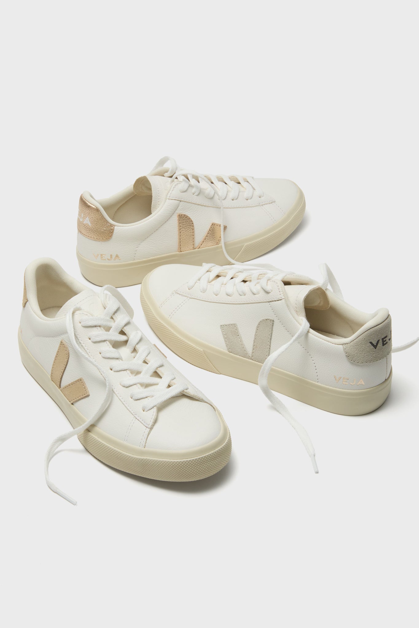 Veja – Campo Sneakers – Genuine leather shoes – White Veja – Campo Sneakers – Genuine leather shoes – White