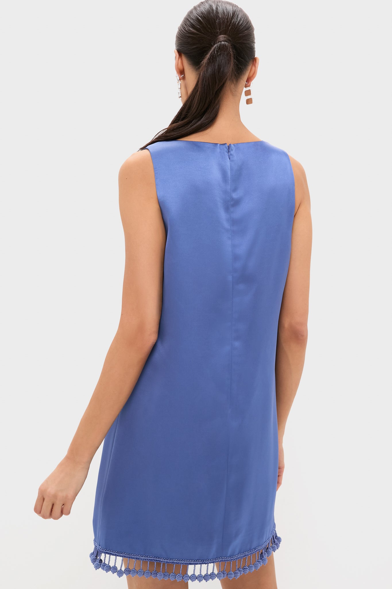 tuckernuck light blue dress Tuckernuck Blue Satin Mollie Dress Blue / M
