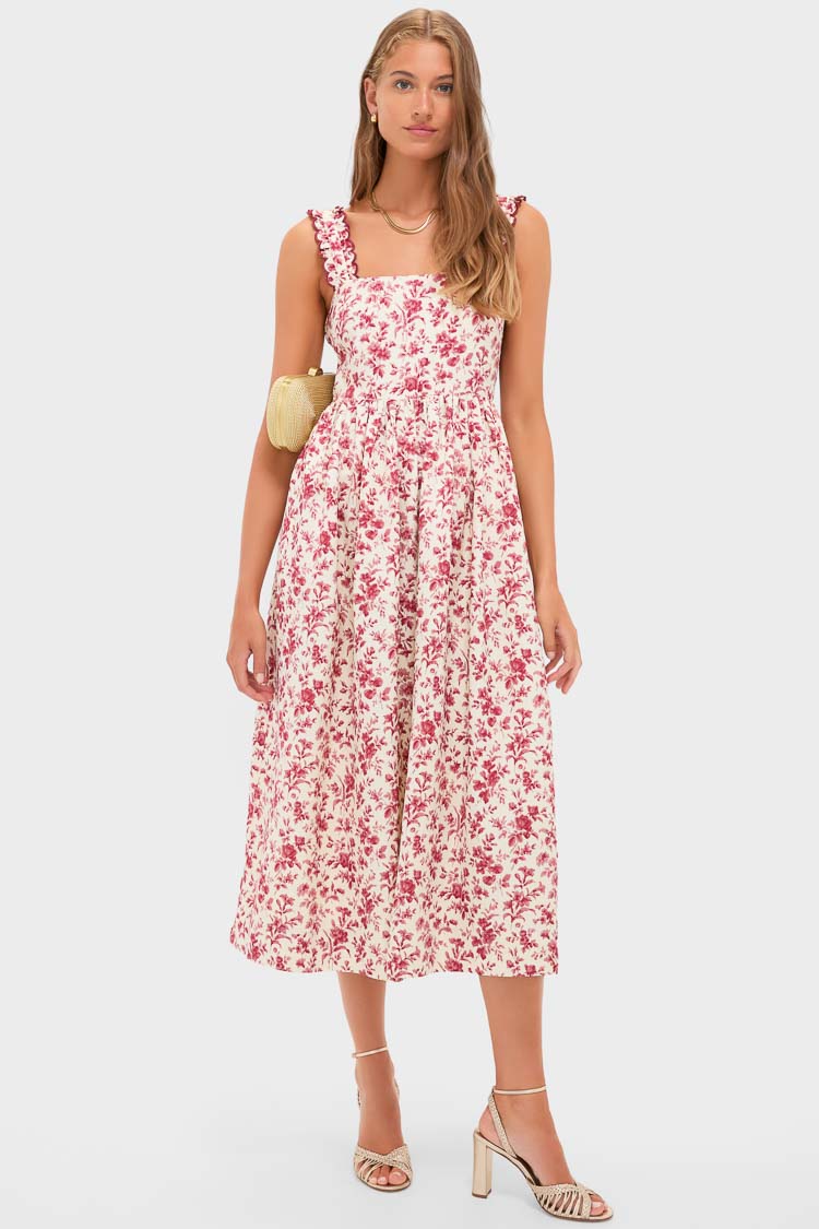 Pomegranate Bloom Rolia Dress