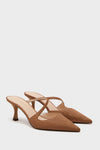 Chestnut Moire Mimi Heels