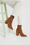 Cacao Isla Slim Ankle Booties
