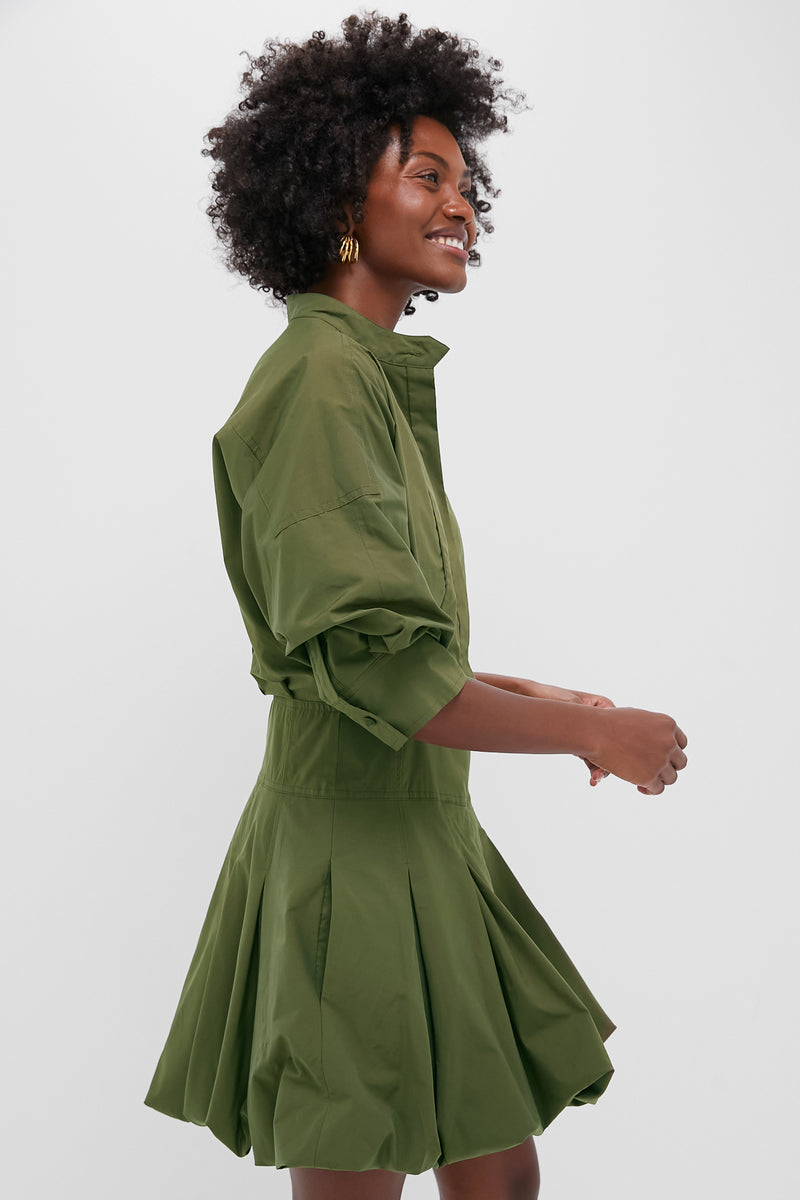 Olive Effie Bubble Mini Dress