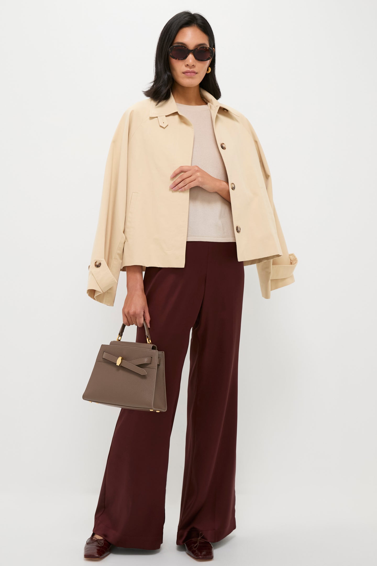 Sandstone Cashmere Silk Blend Katie Tee