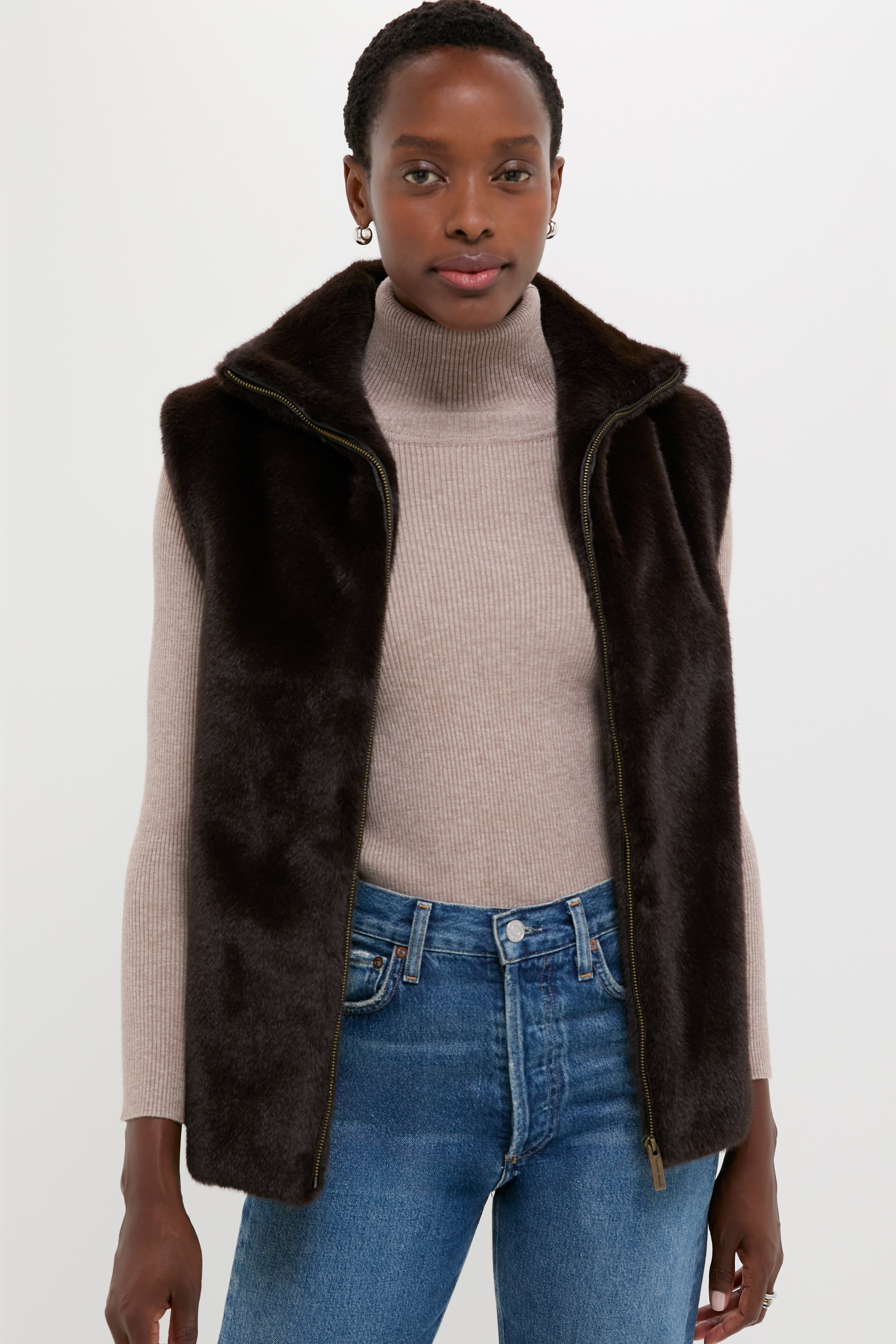 Brun Furo Fur Vest | Vanessa Bruno