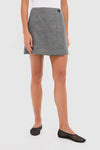 Heathered Grey Marta Mini Skirt