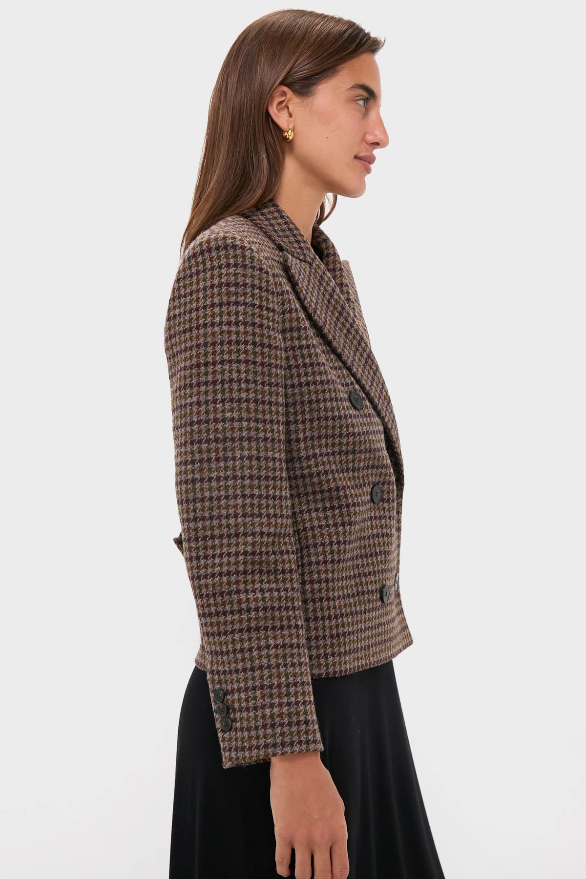 Wine-Coloured Gerusia Jacket