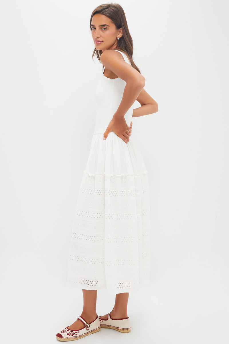 White Casey Midi Dress