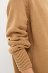 Heavyweight Camel Kristen Sweater Dress
