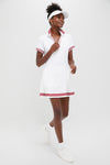 White Performance Jersey Beatrice Tennis Dress
