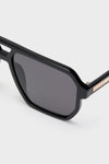 Black Polarized Cameron Sunglasses