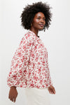 Pomegranate Bloom Sawyer Blouse