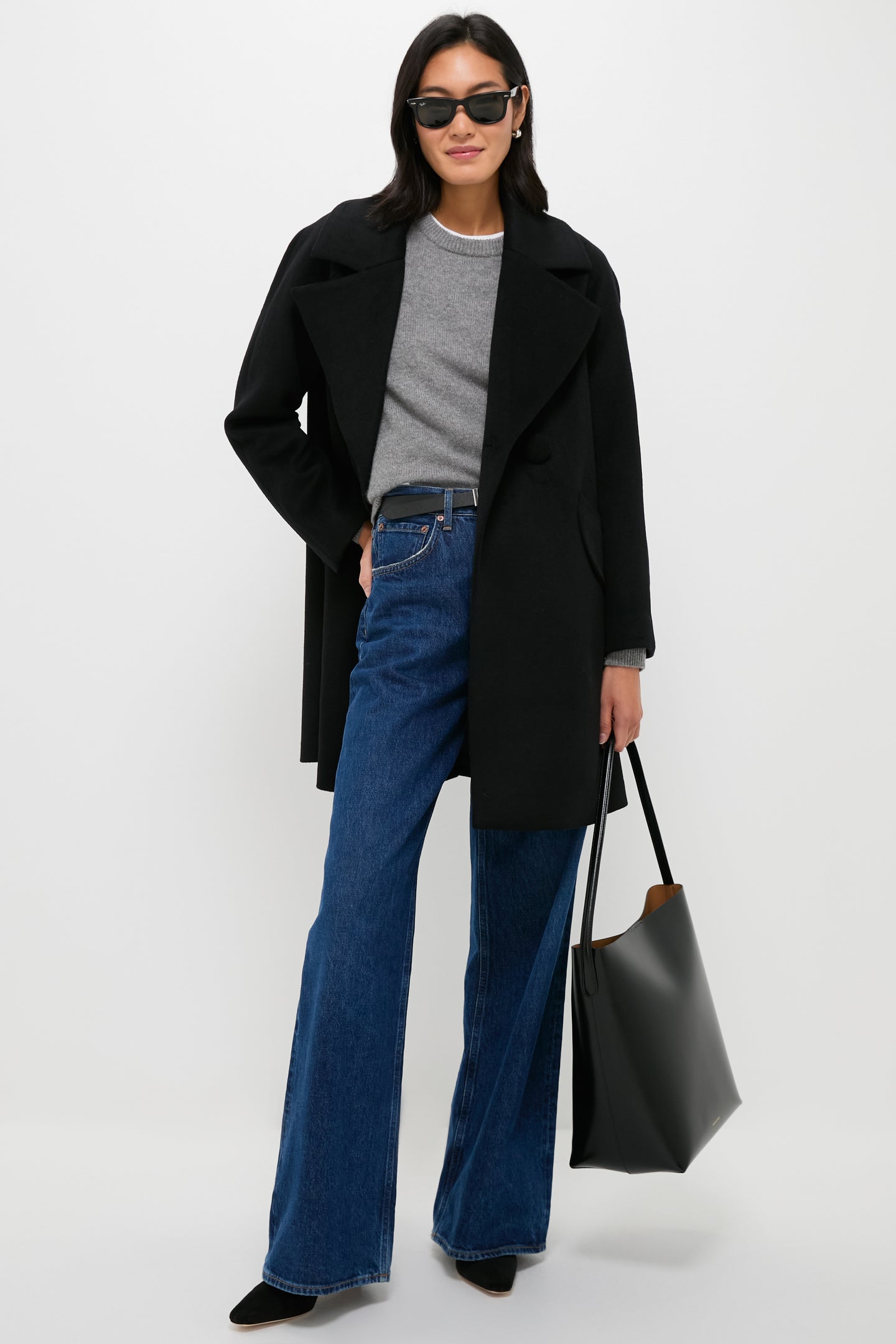 Black Harley Peacoat