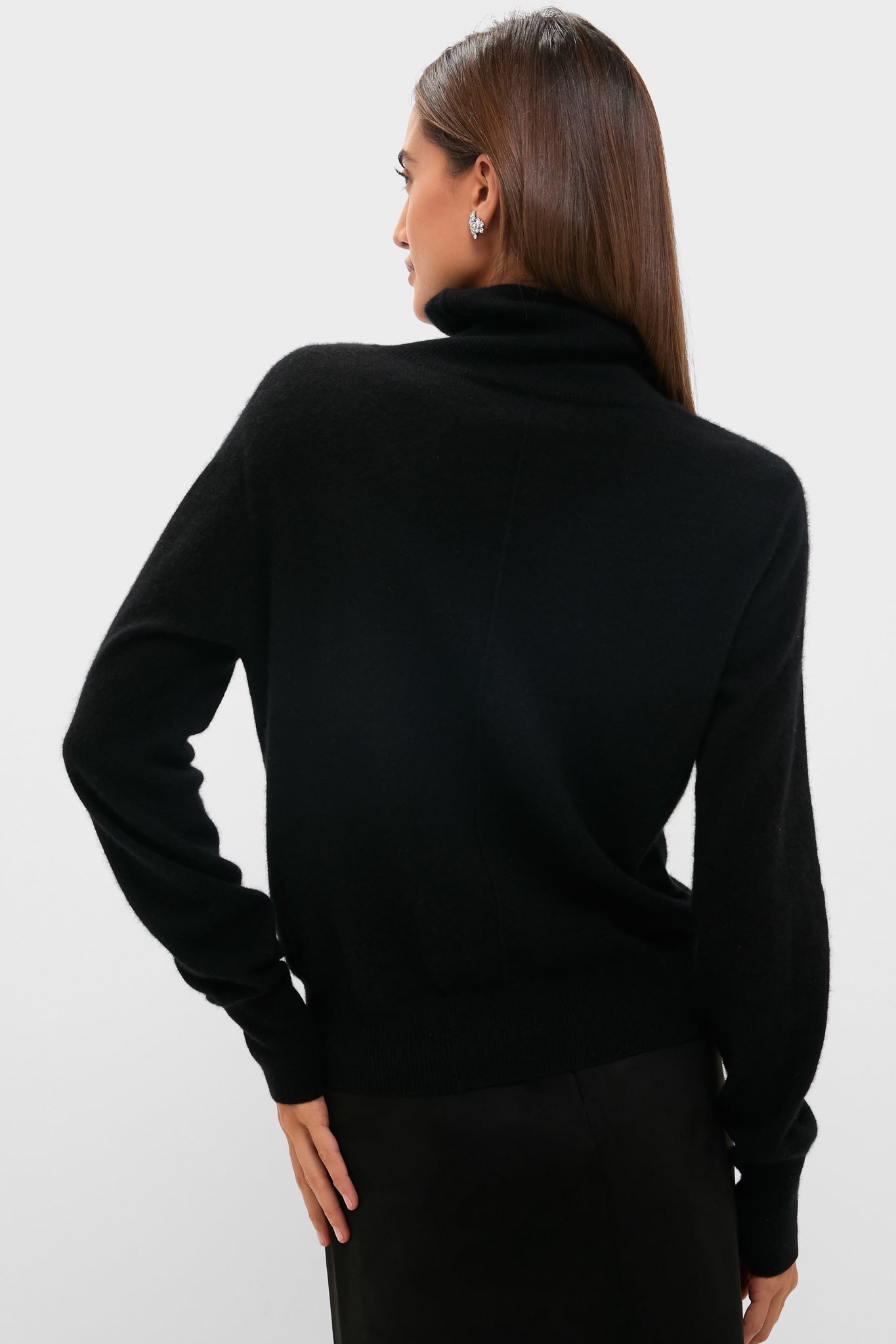 トップス cashmere touch high neck pullover black Black Cashmere Turtleneck Sweater | Tuckernuck
