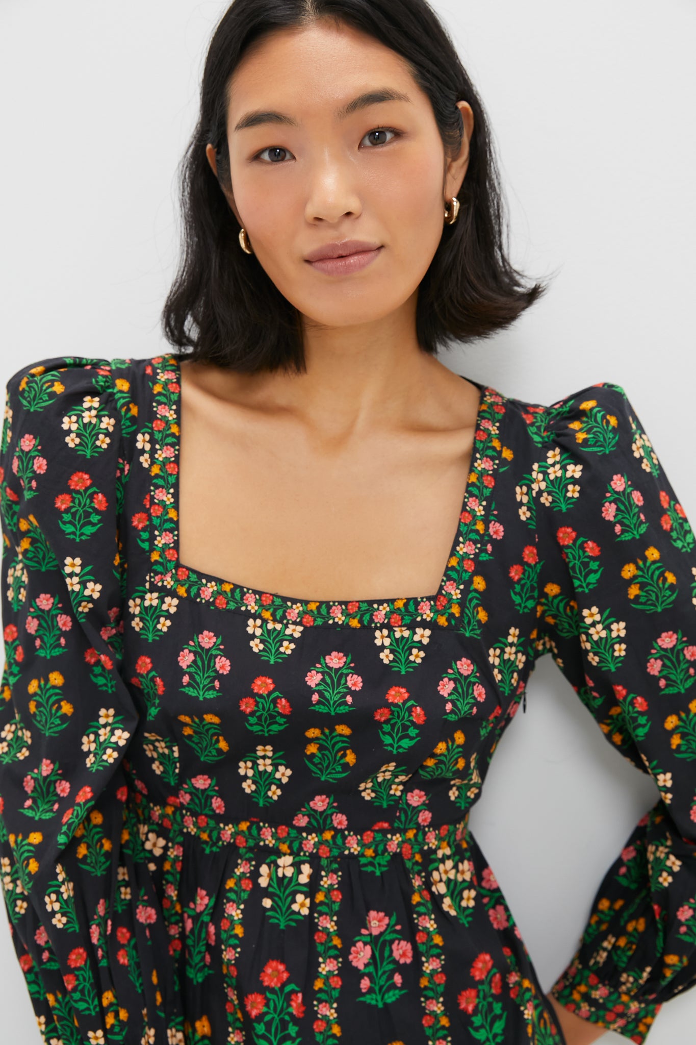 Rose Border Cornelia Dress