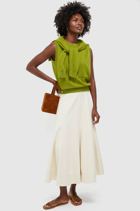 Woodbine Green Cashmere Shell