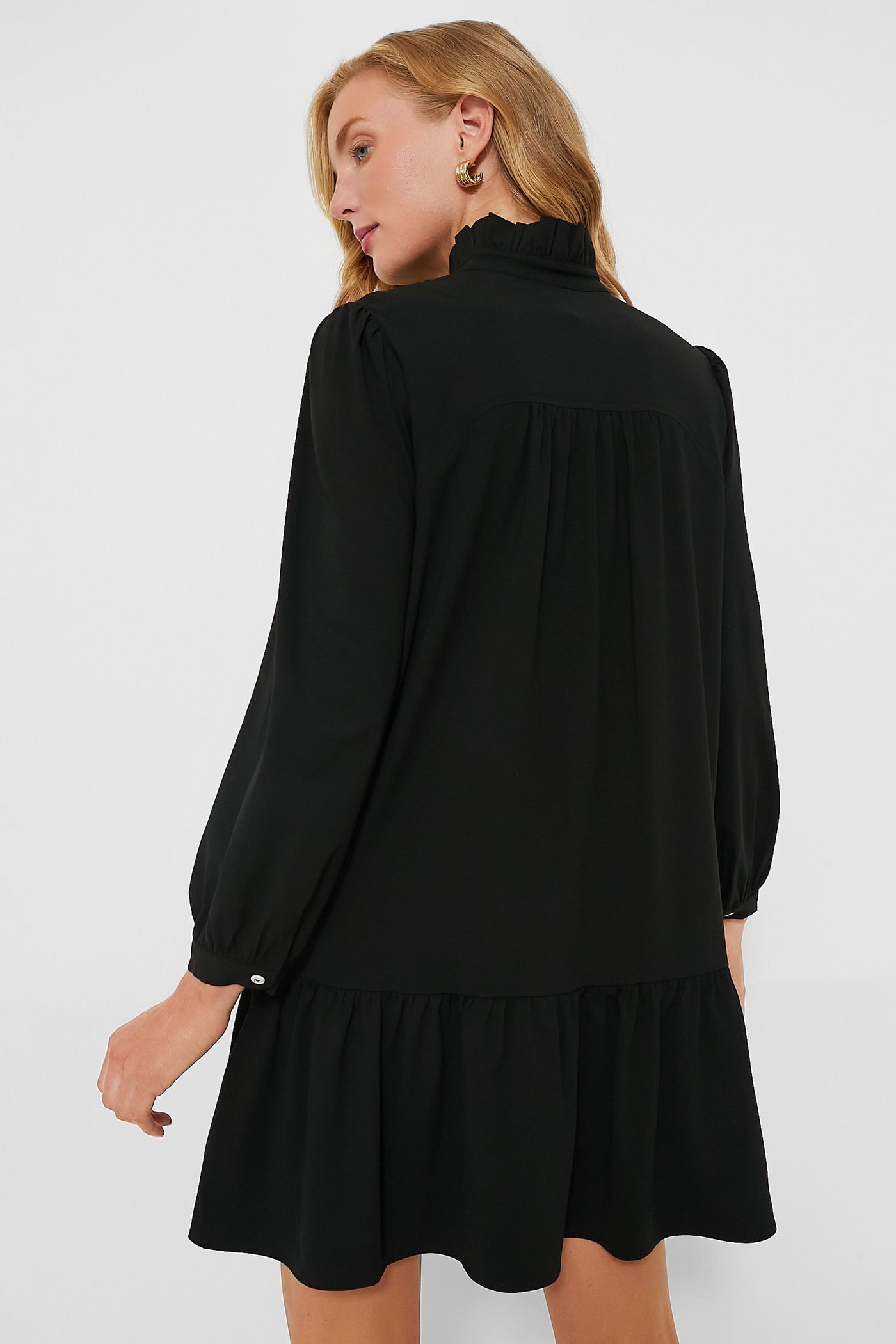 Black Crepe Palmerston Dress | Tuckernuck Black Crepe Palmerston Dress | Tuckernuck