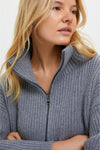 Heather Gray Chunky Knit Luke Sweater