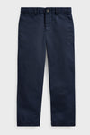 Boys Navy Slim Fit Cotton Chino Pant