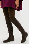 Exclusive Brown Suede Waterproof Velma Boots