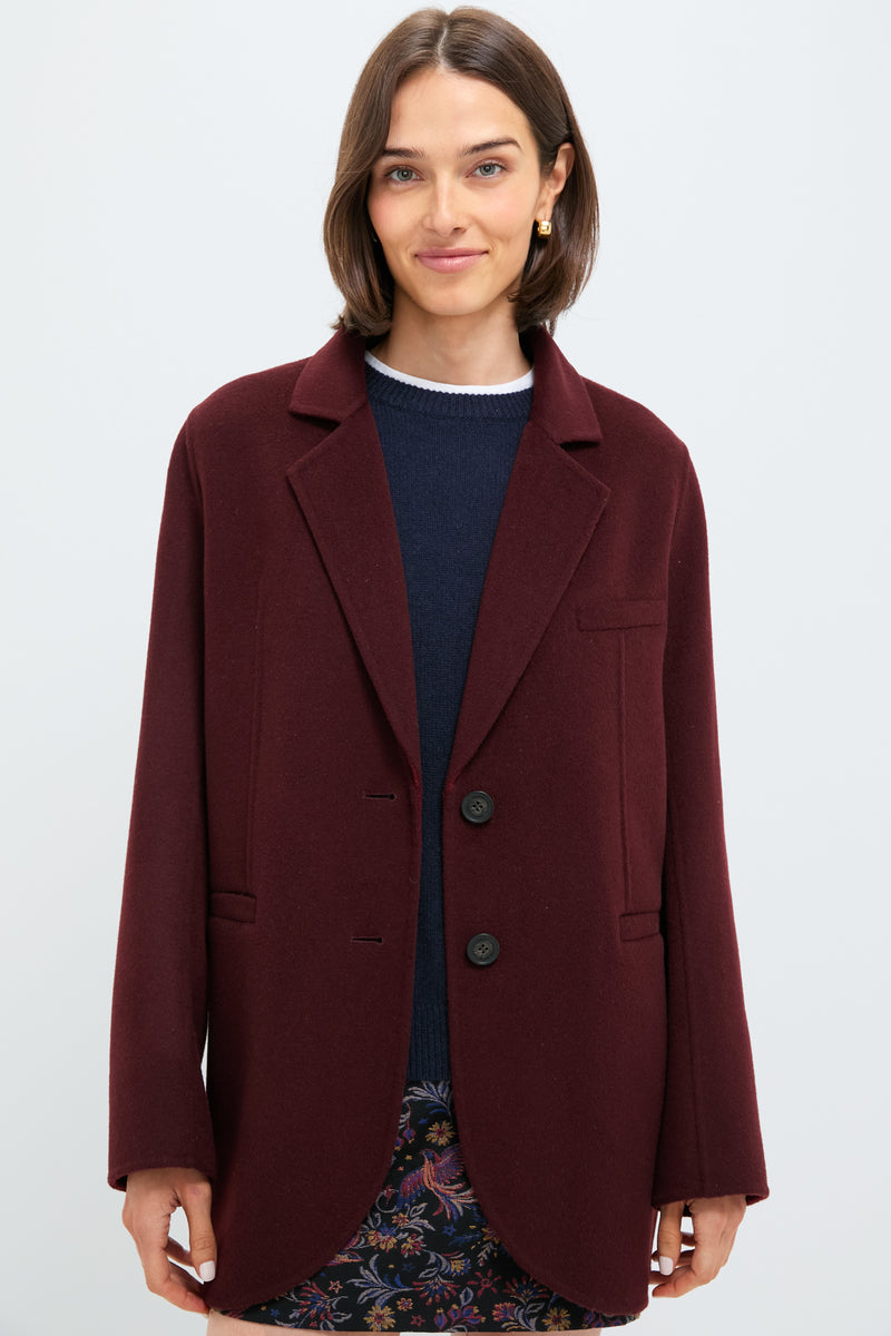 Burgundy Marc Blazer