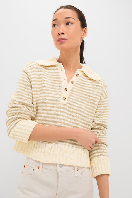 Striped Doro Henley Sweater