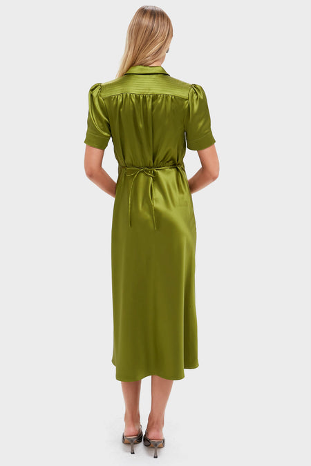Woodbine Satin Bellamy Dress