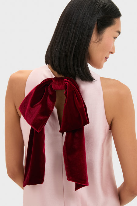 Light Pink Dupioni Portia Gown