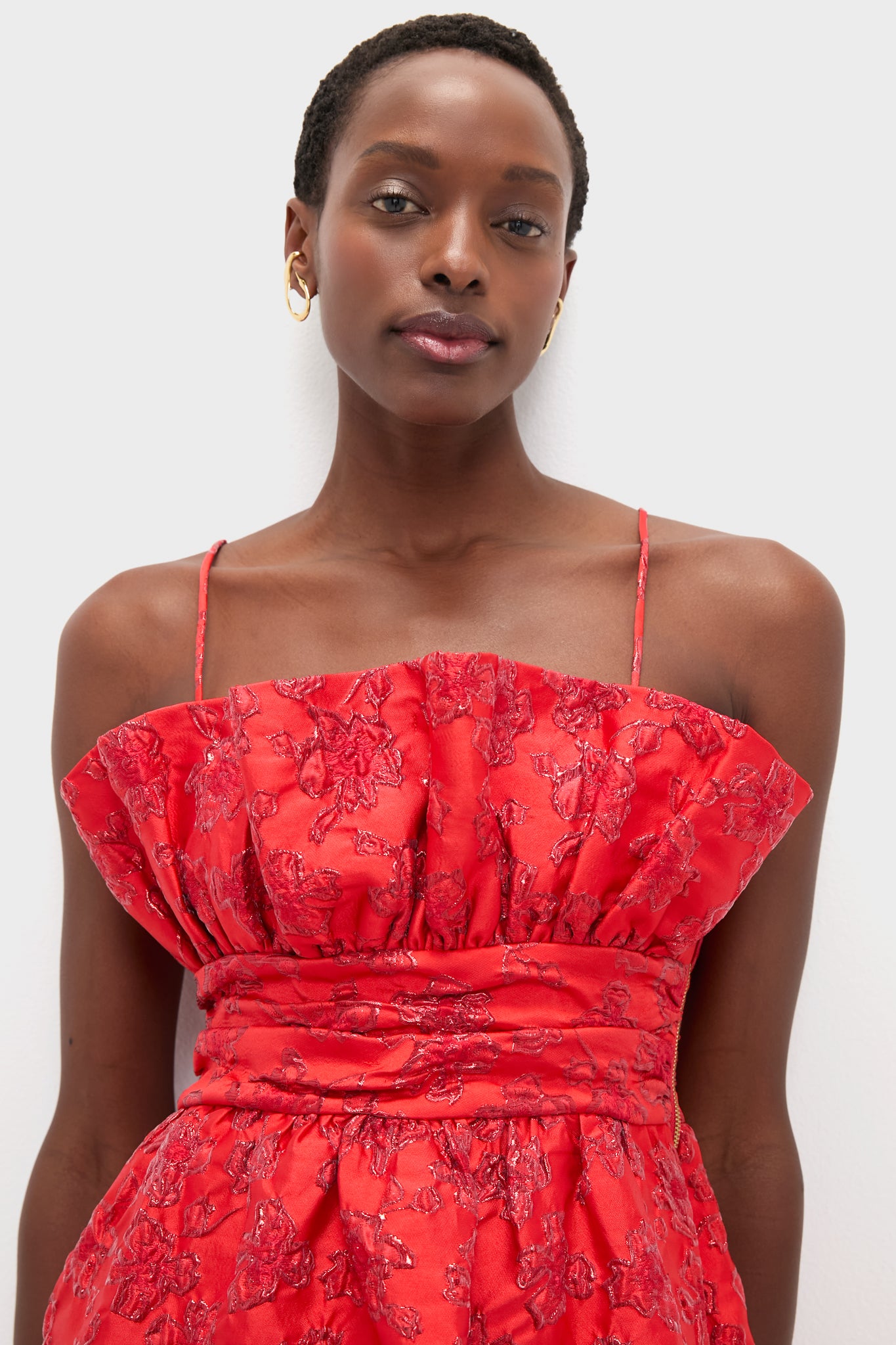 ruby silk dress Phoebe Ruby Silk Dress