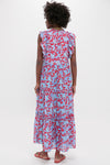 Paola Floral Print Poppy Maxi Dress