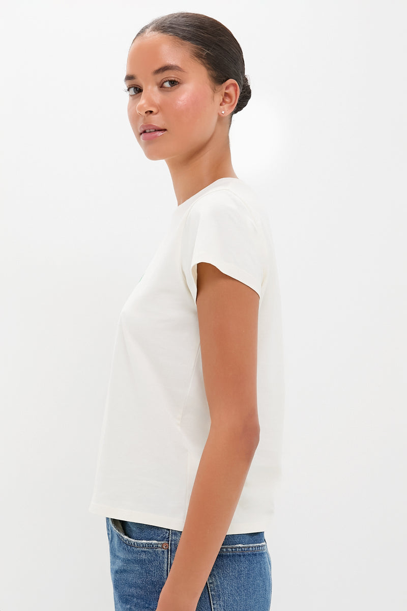 Cream with Multi C'est La Vie Classic Tee