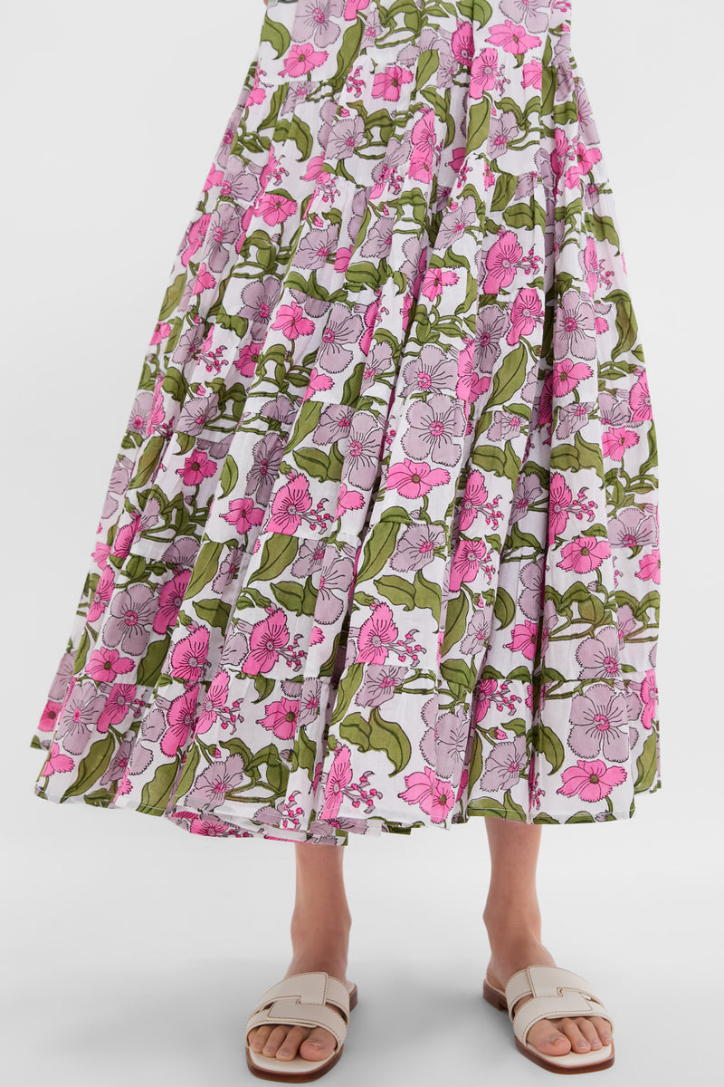 Flower Power Print Alice Dress