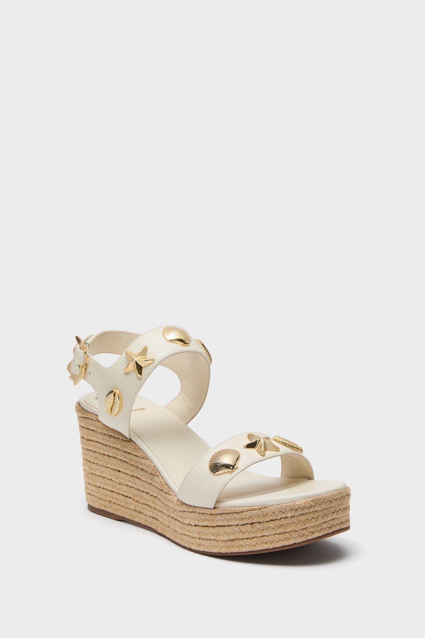 Ivory Saffino Madison Hi Espadrilles