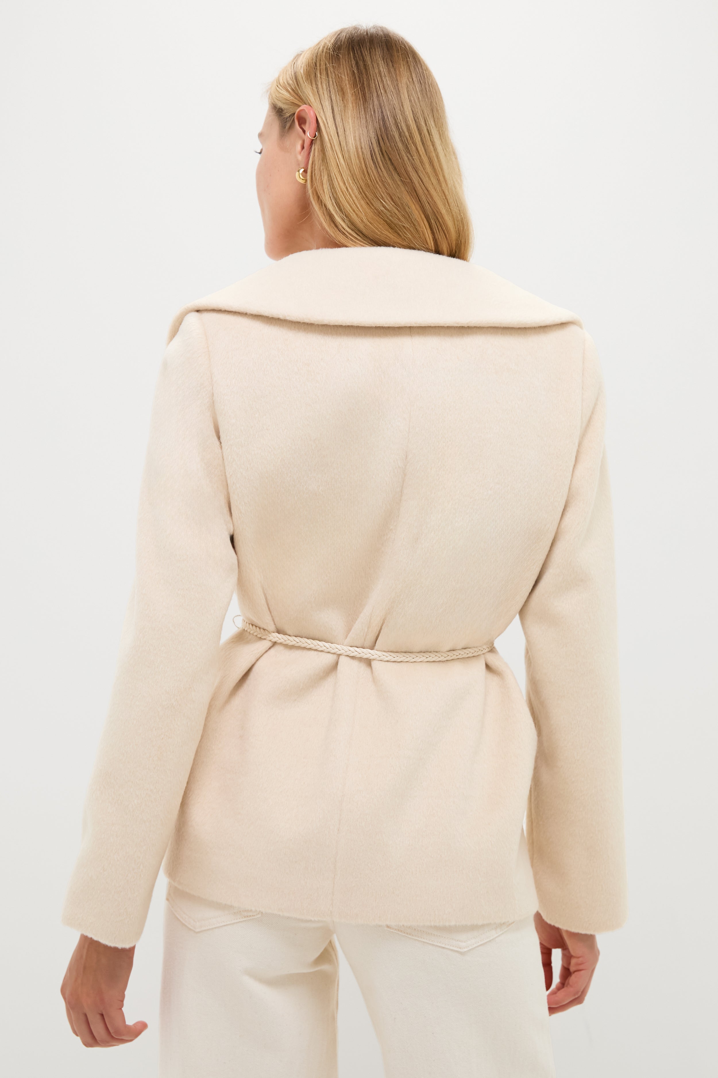 Cream Providence Wrap Jacket | Hyacinth House
