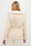 Cream Providence Wrap Jacket