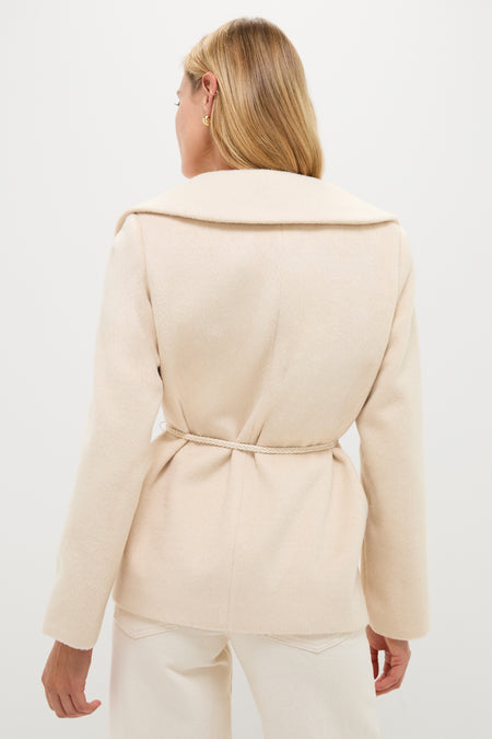 Cream Providence Wrap Jacket