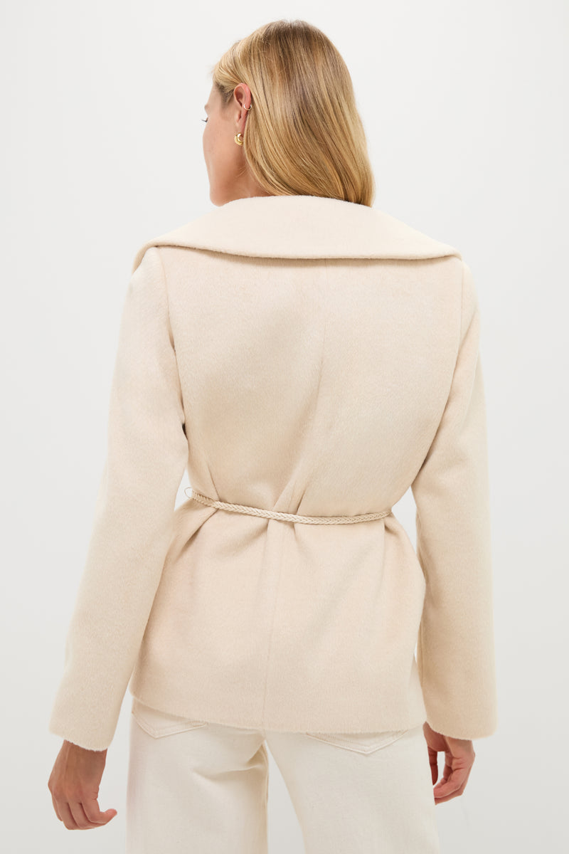 Cream Providence Wrap Jacket