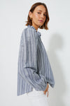 Denim Stripe Cosette Button Down
