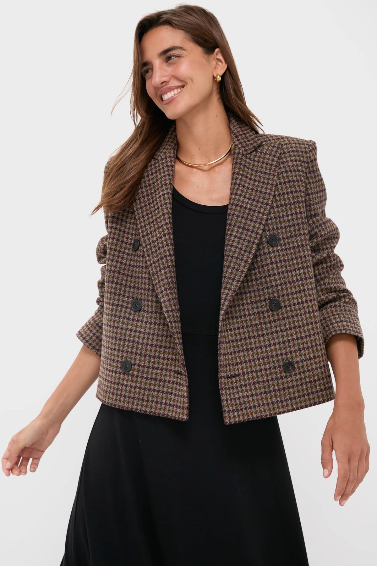 Wine-Coloured Gerusia Jacket