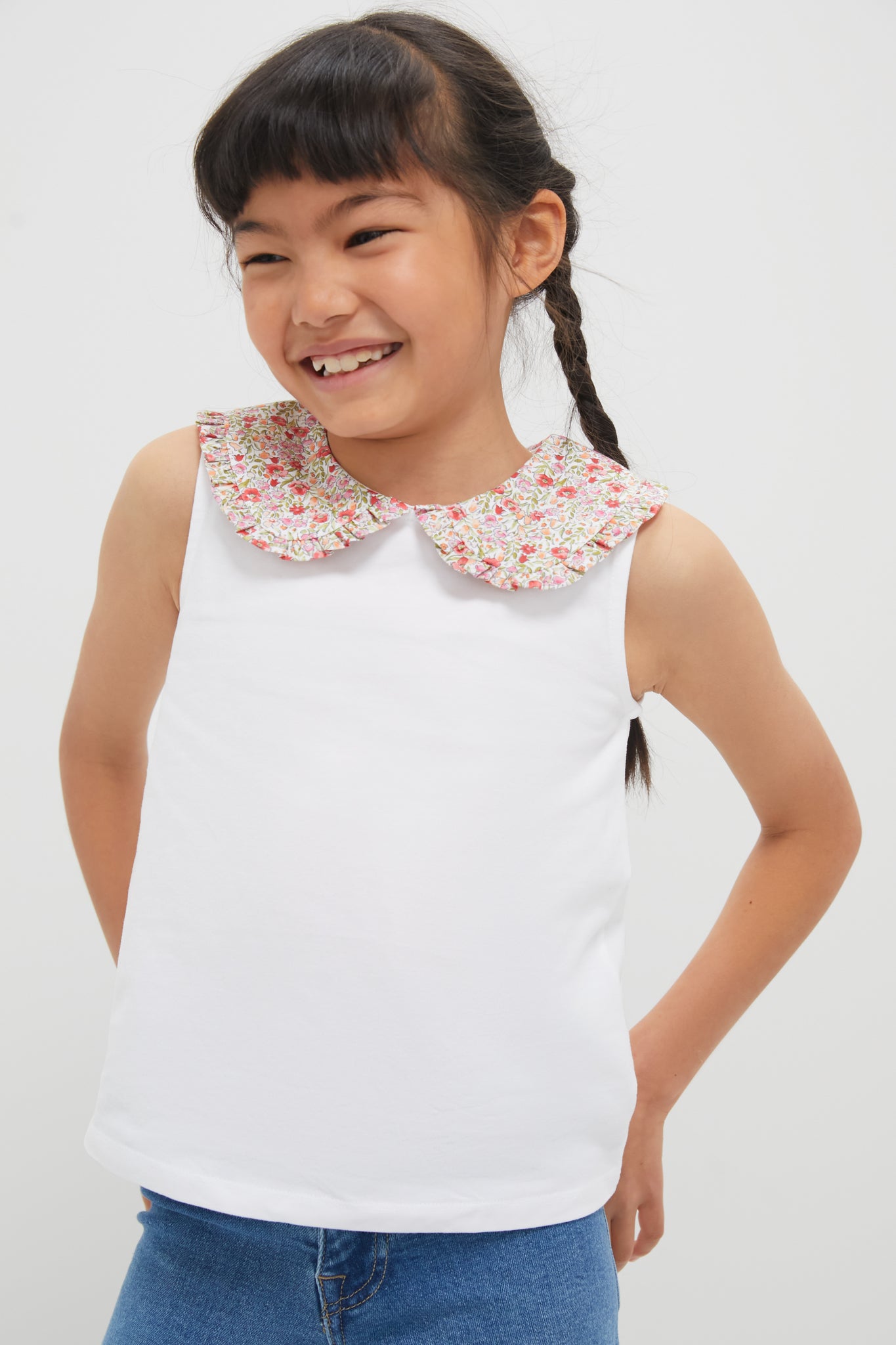 Red Floral Florentina Top