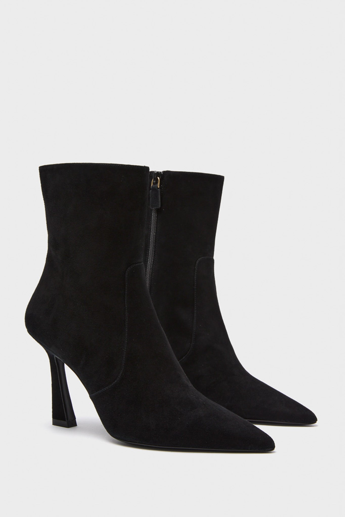 Black Vinnie 85 Zip Booties