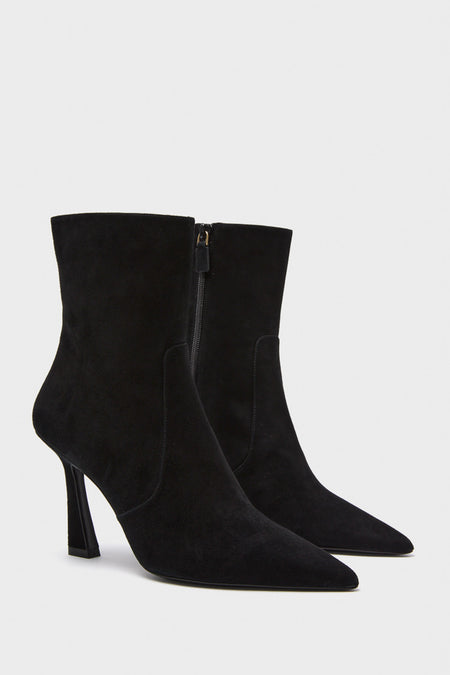 Black Vinnie 85 Zip Booties