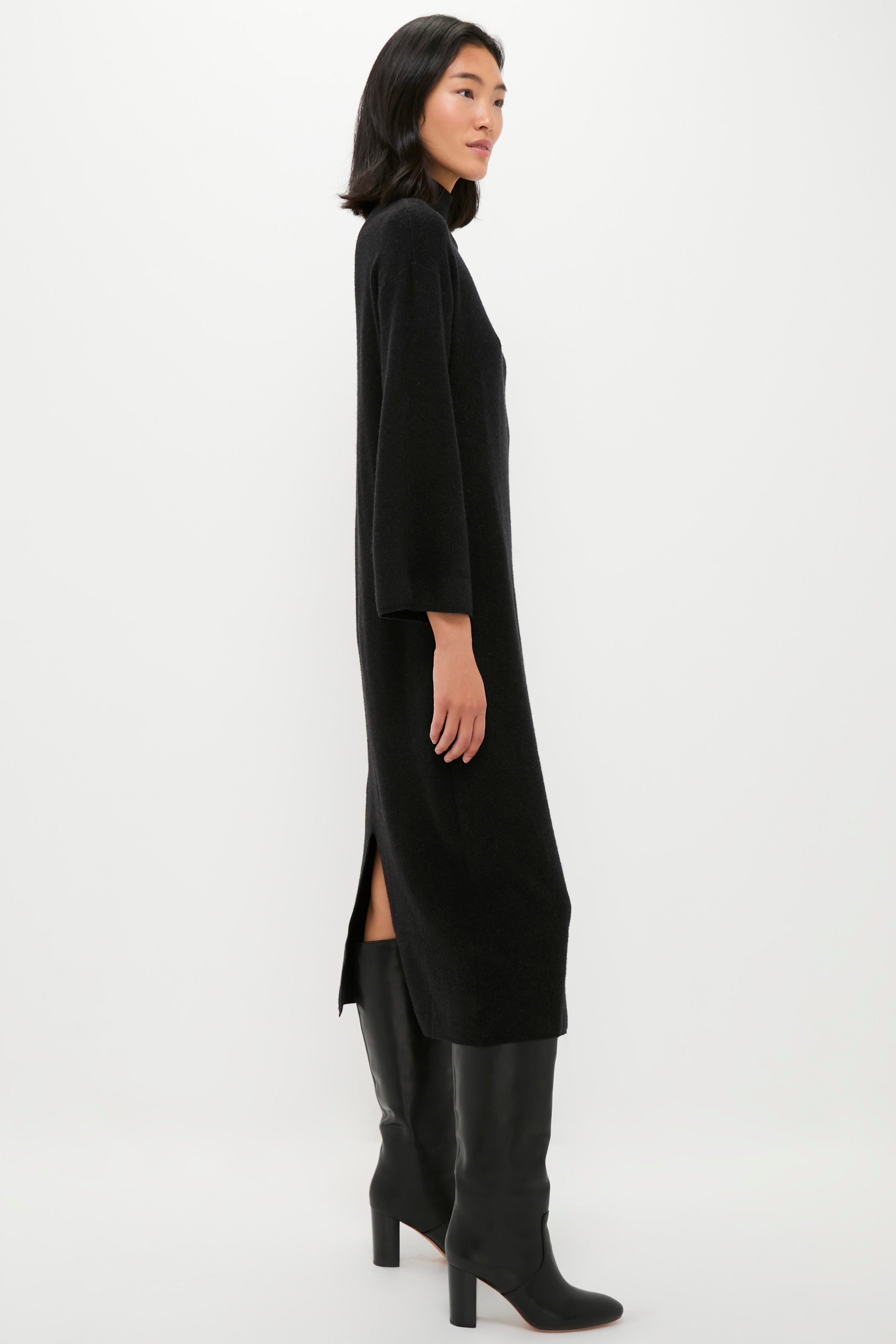 Noir Vivianne Midi Dress | Pomander Place