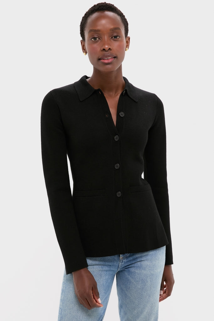 Black Betti Knit Cardi