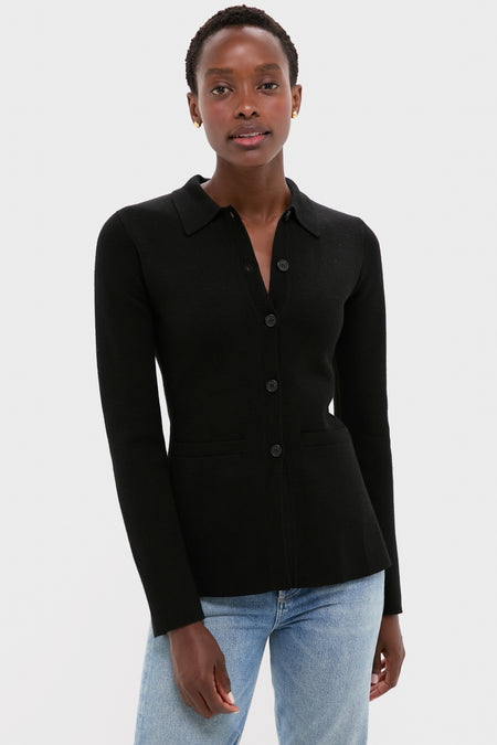 Black Betti Knit Cardi