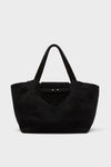 Black Suede Blaine Tote