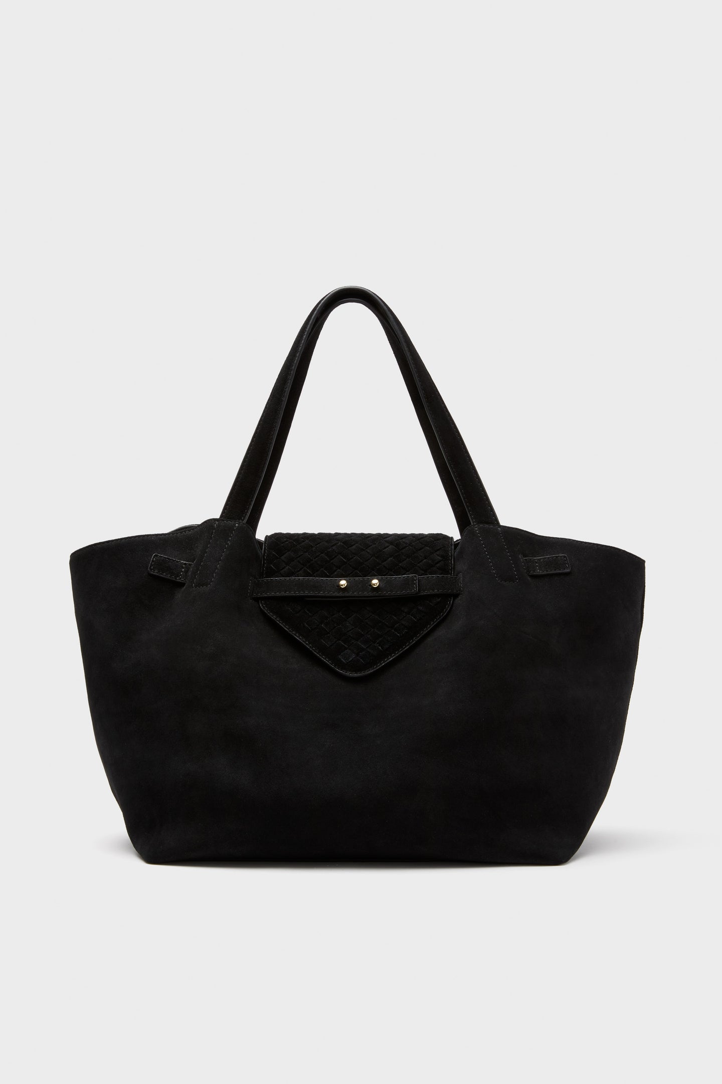 Black Suede Blaine Tote