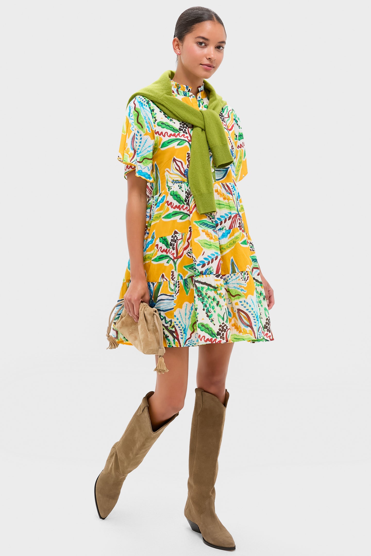 Orange Olinda Vibeka Short Dress