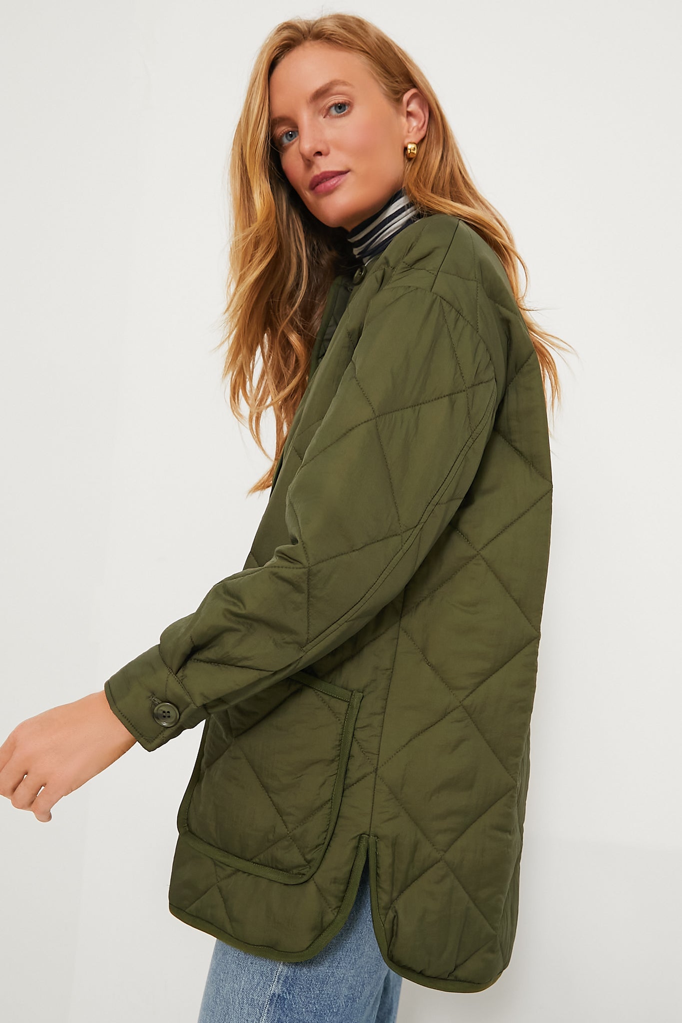 Olive colored jacket women's best sale